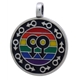 Gay Pride Round Necklace 